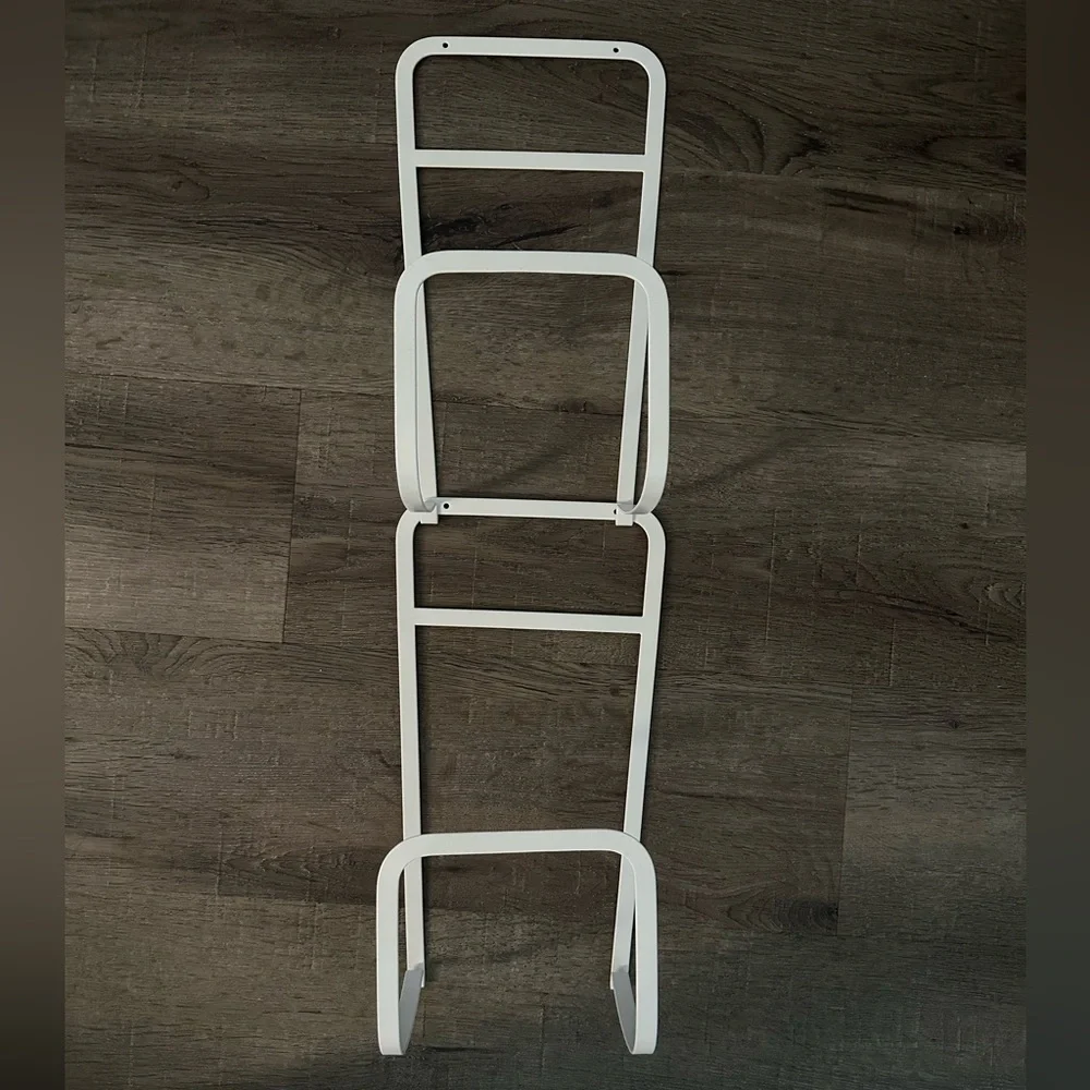 Yamazaki Steel Bag Holder - wall mount - Handbag Organizer - white - purse hook